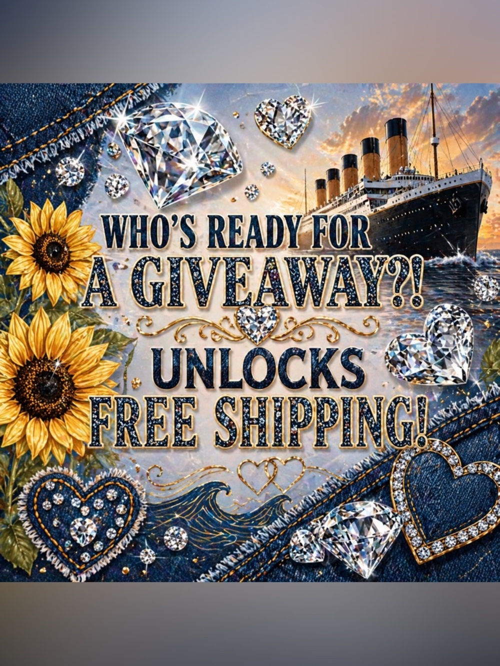 Giveaway! 🔓unlocks FREE shipping🔓
